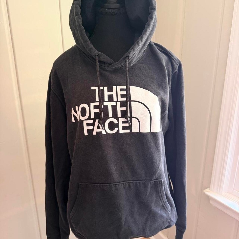 The North Face Black Logo Pullover Hoodie Men's Large